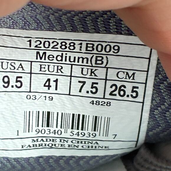 Brooks Caldera 3 Gray Camo Trail Running Shoes 1202881B009 Women's Size 9.5 - Picture 11 of 12